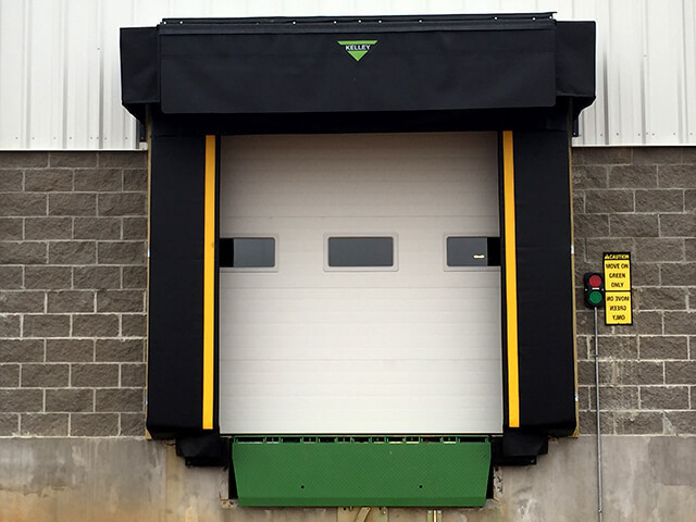 Aluminium, Polyester fabric Dock Shelters, For Warehouse, Kiosk etc