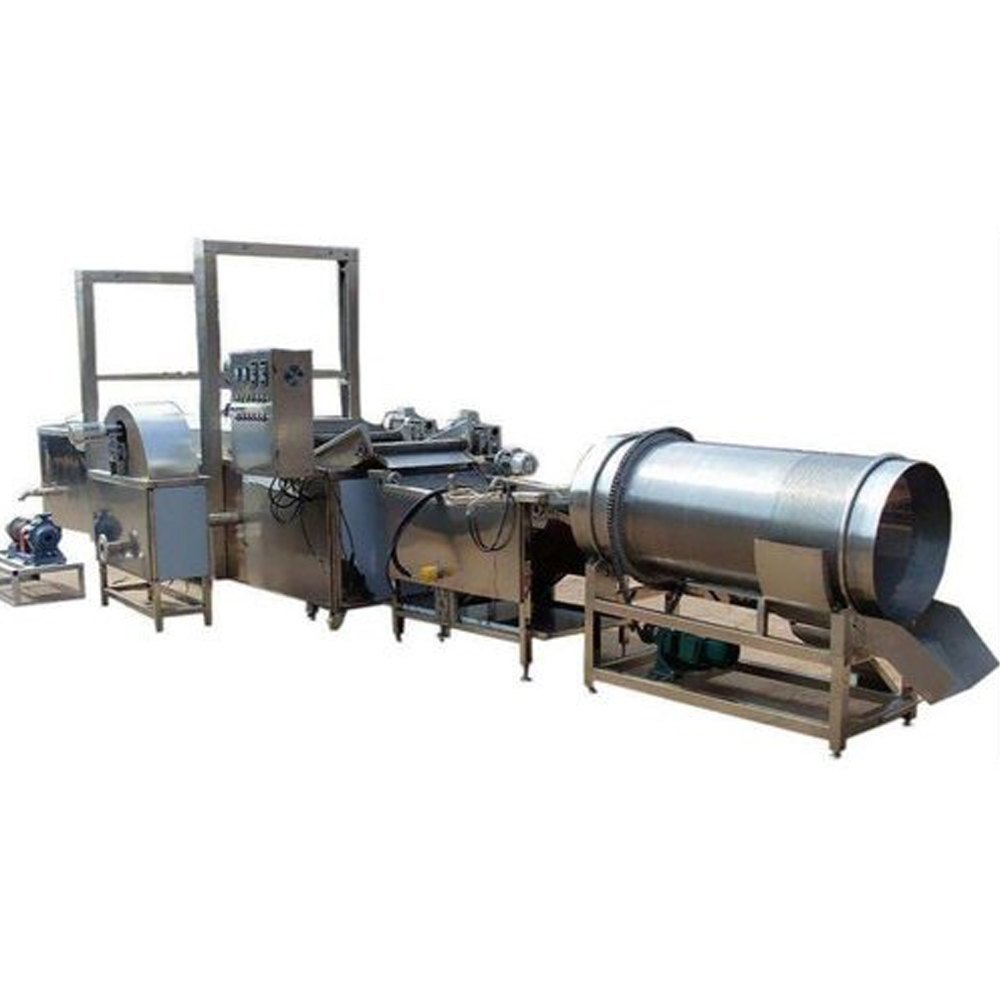 60 Hz Stainless Steel Fully Automatic Potato Chips Plant, For Industrial, Capacity: 100 Kg/Hour