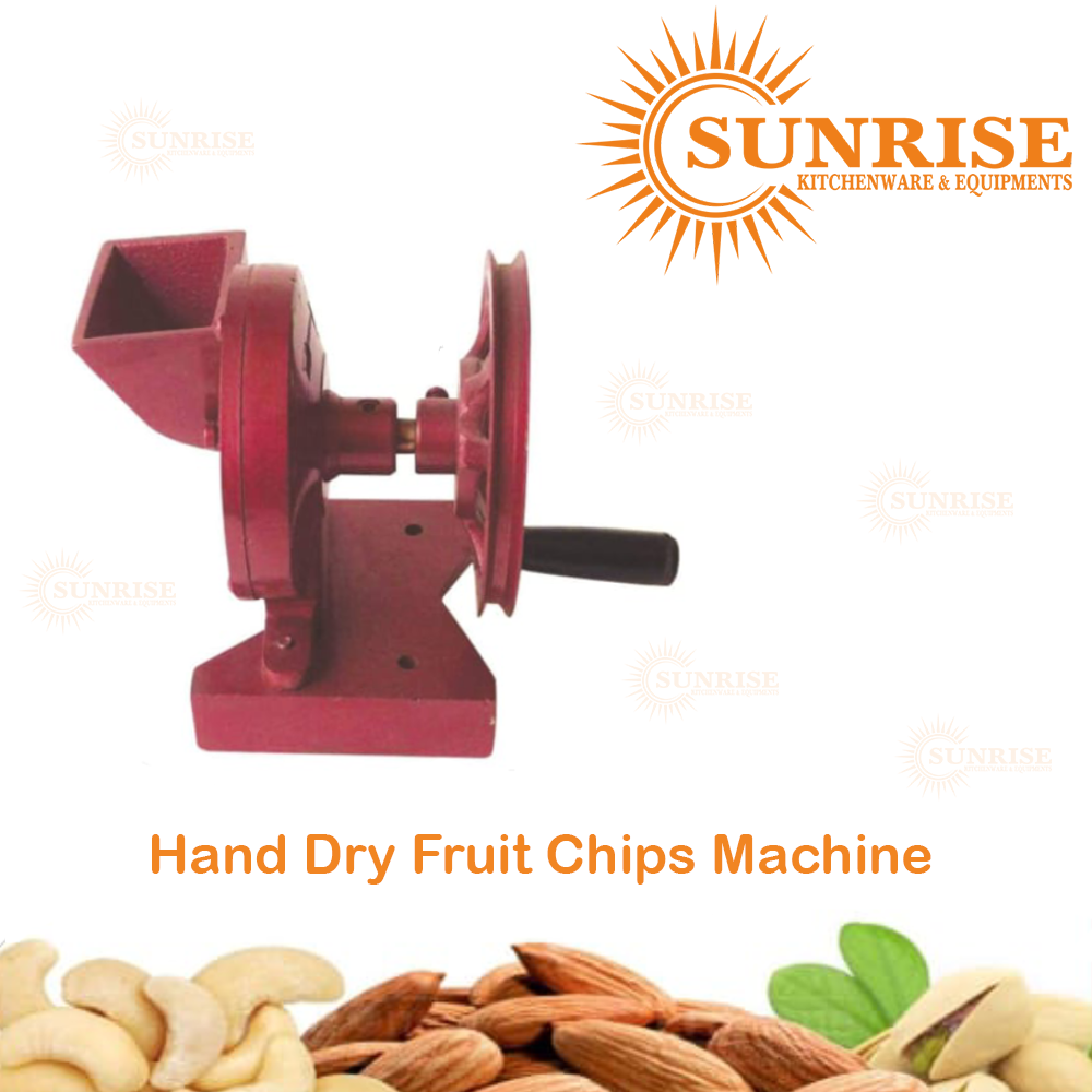 Manual Hand Operated Dry Fruit Chips Machine, For Commercial