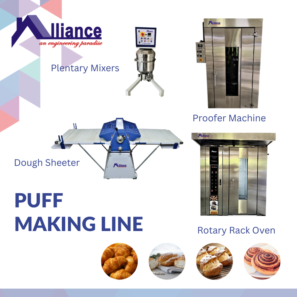 Puff Macking Line, Capacity: 100 KG/Hr To 200 KG/Hr