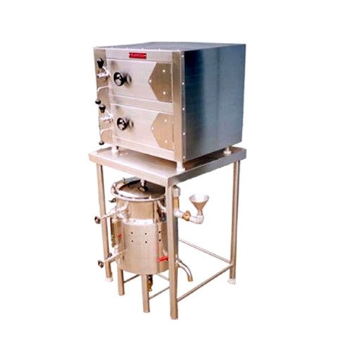 Stainless Steel Idli Making Machine With Steam Generator Beloe, For Hotel