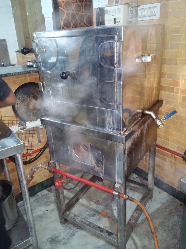 SEE Manual Stainless Steel Idli Making Machine, Gas, Capacity: 120 No\'s