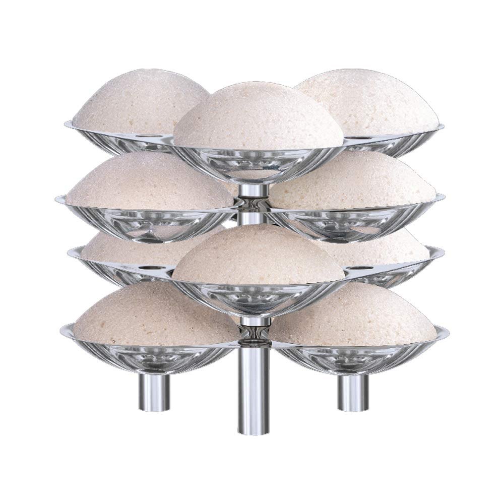 Hawkins Idli Stand Aluminium For 5Litres 12 Idlis (Large), Number of Trays/Plates: 4 Plates