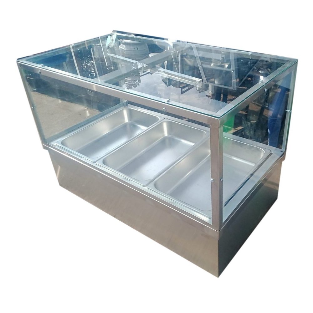 60 L Steel Food Warmer, 240V, Size/Dimension: 28x18x16 Inch