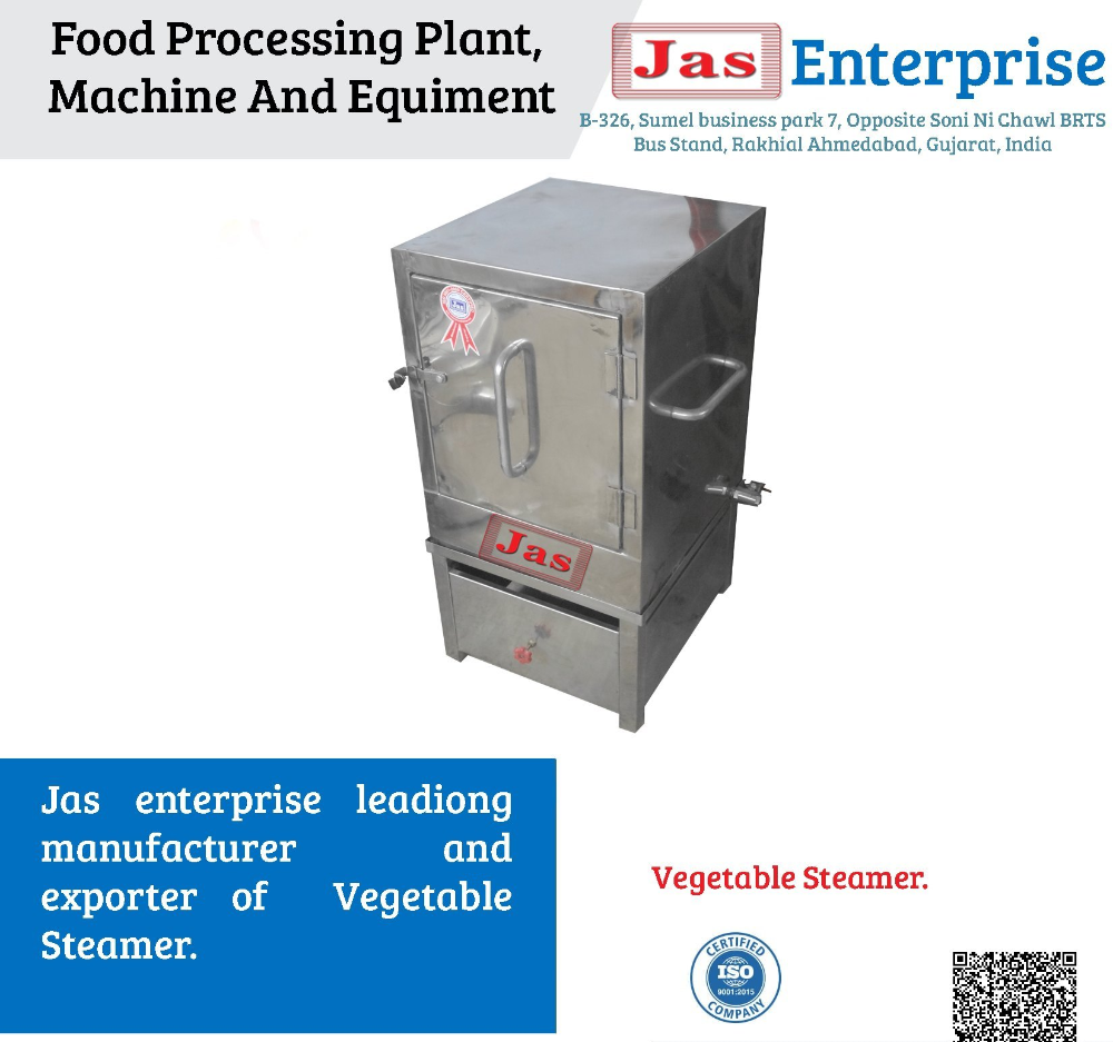 Stainless Steel Commercial Food Warmer Vegetable Steamer, For Restaurant, Capacity: 20 Kg