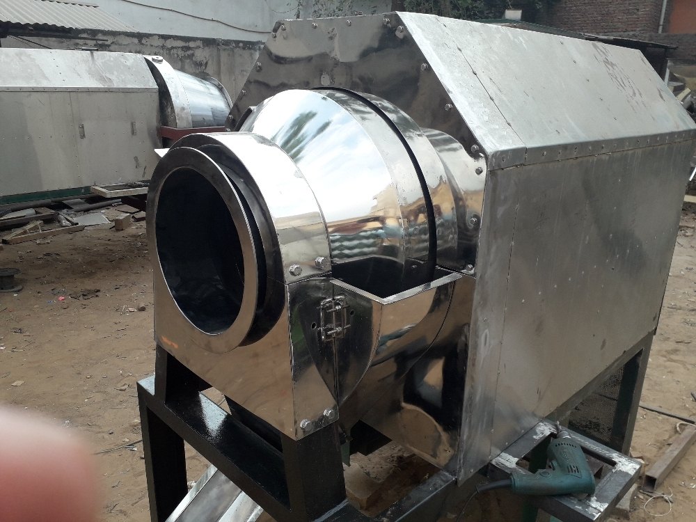 Electric Dried Fruit Roasting Machine, 5 Kw, Capacity: 50kgs Per Hour