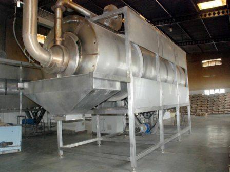 Snacks Food Roaster Drying Machine, Capacity: 100 Kg/hr