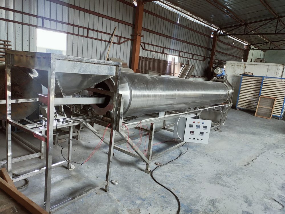 Electric Rotary Roaster 100 kg, For Industrial