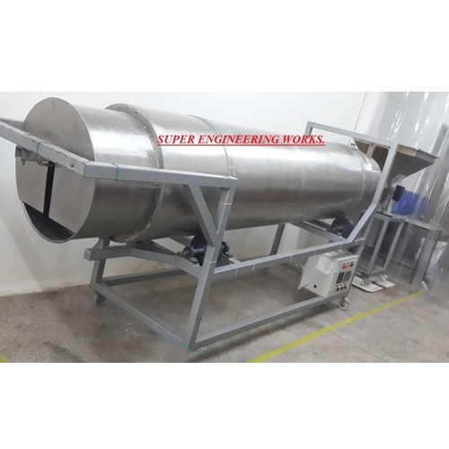 Automatic S S Puff Kurkure Roaster Machine, Three Phase, Capacity: 100 kg Pr Hr