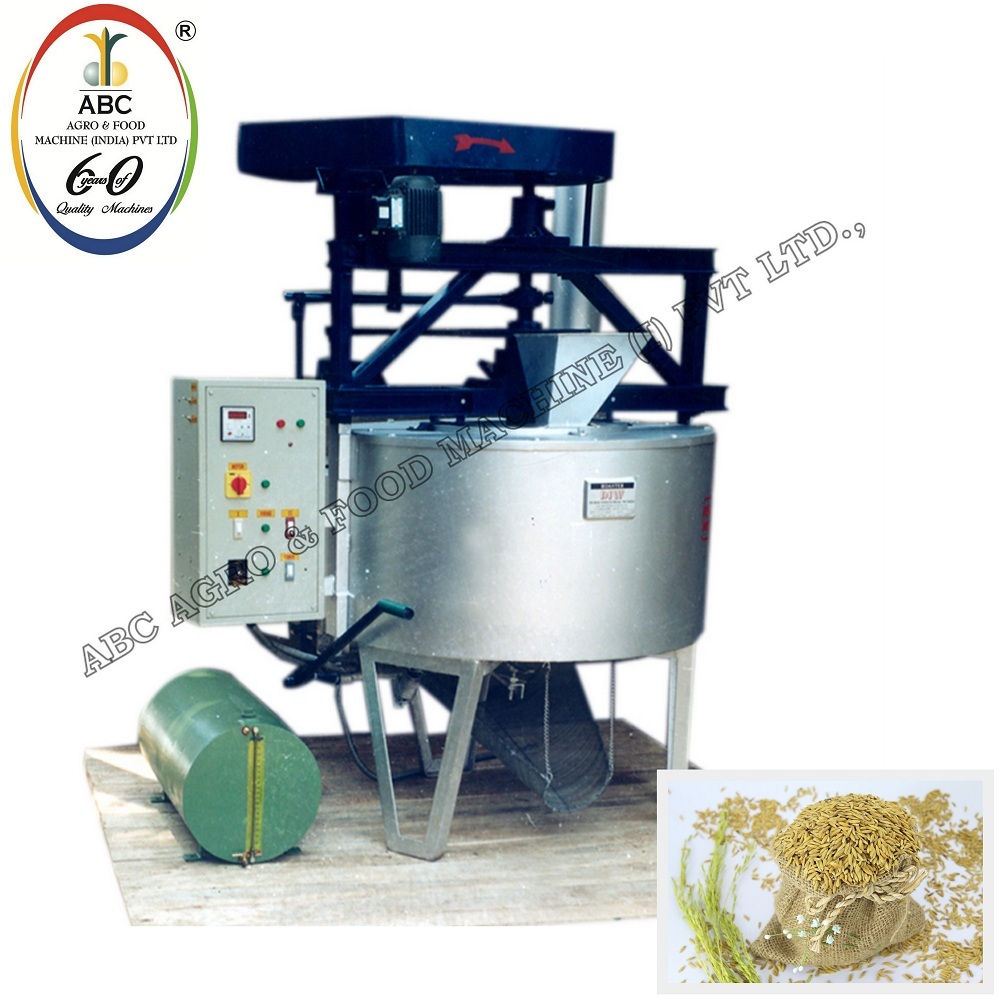 Automatic SS Sandless Paddy Roaster Machine, Capacity: 75-300 kg/hr
