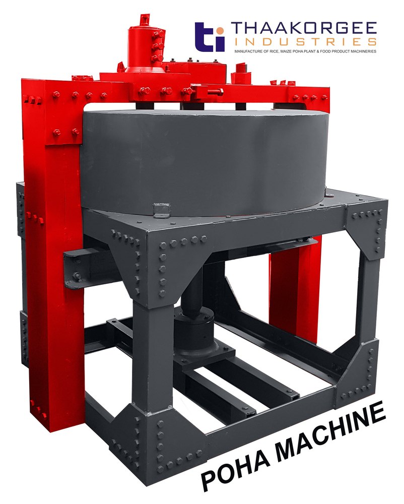 Rice Poha Machine, Capacity: 100 -150 kg/per hr