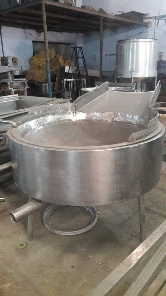Circular Snacks Frying Machine, For Food Industry