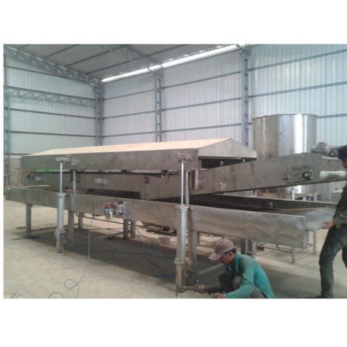 Continuous Fryer Machine, Capacity: 300 - 350 Kg/hr