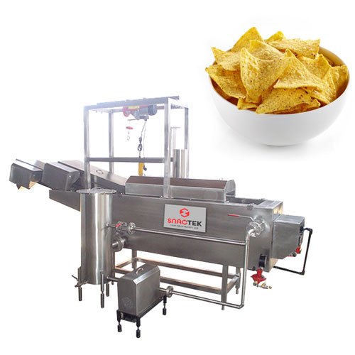 SNACTEK Tortilla Chips Continuous Fryer, 5-10 HP