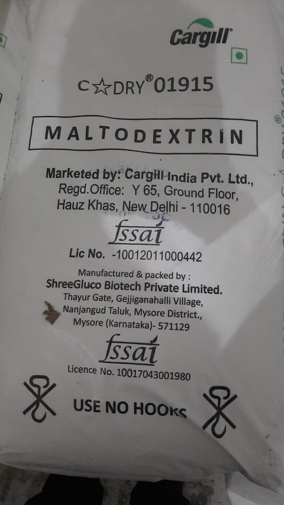 Cargill Maltodextrin Powder, Packaging Type: Bag, Packaging Size: 25