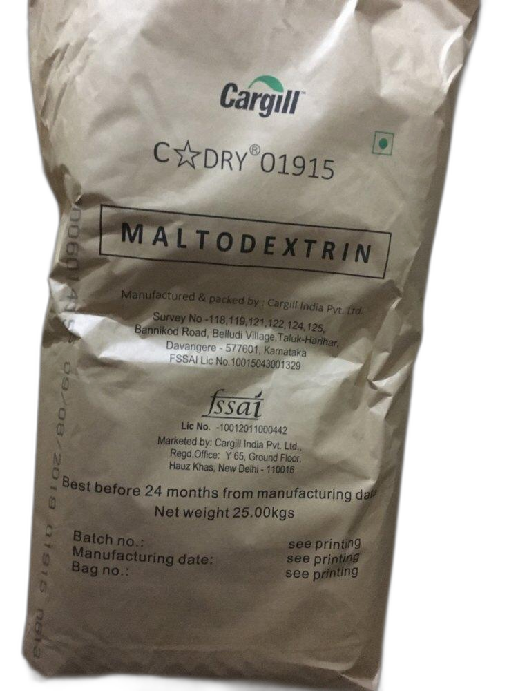Cargill Malto Dextrine Powder, Packaging Type: Paper Bag, Packaging Size: 25 Kg Bag