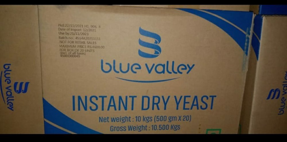 Instant Dry Yeast, Powder, Packaging Size: 500gm X20