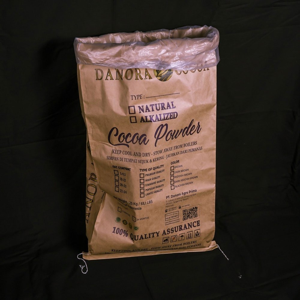 Cocoa Danora Dark Powder, 25kg, Packaging Type: Paper Bag