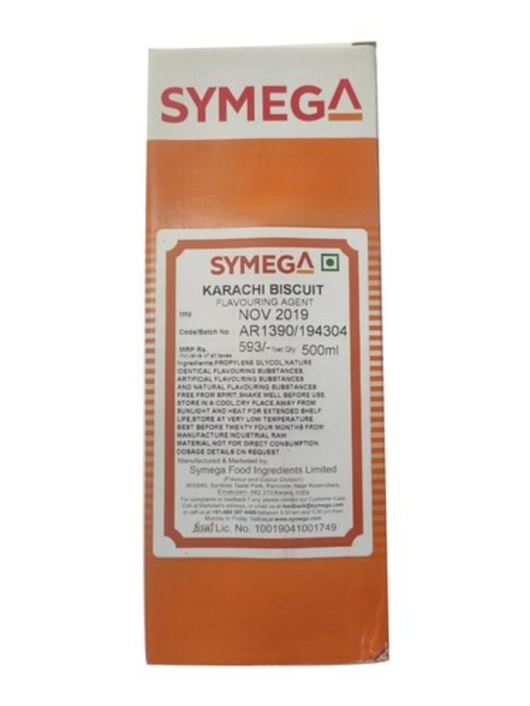 Liquid Symega Karachi Biscuits Flavouring Agent, Packaging Type: Packet, Packaging Size: 500ml