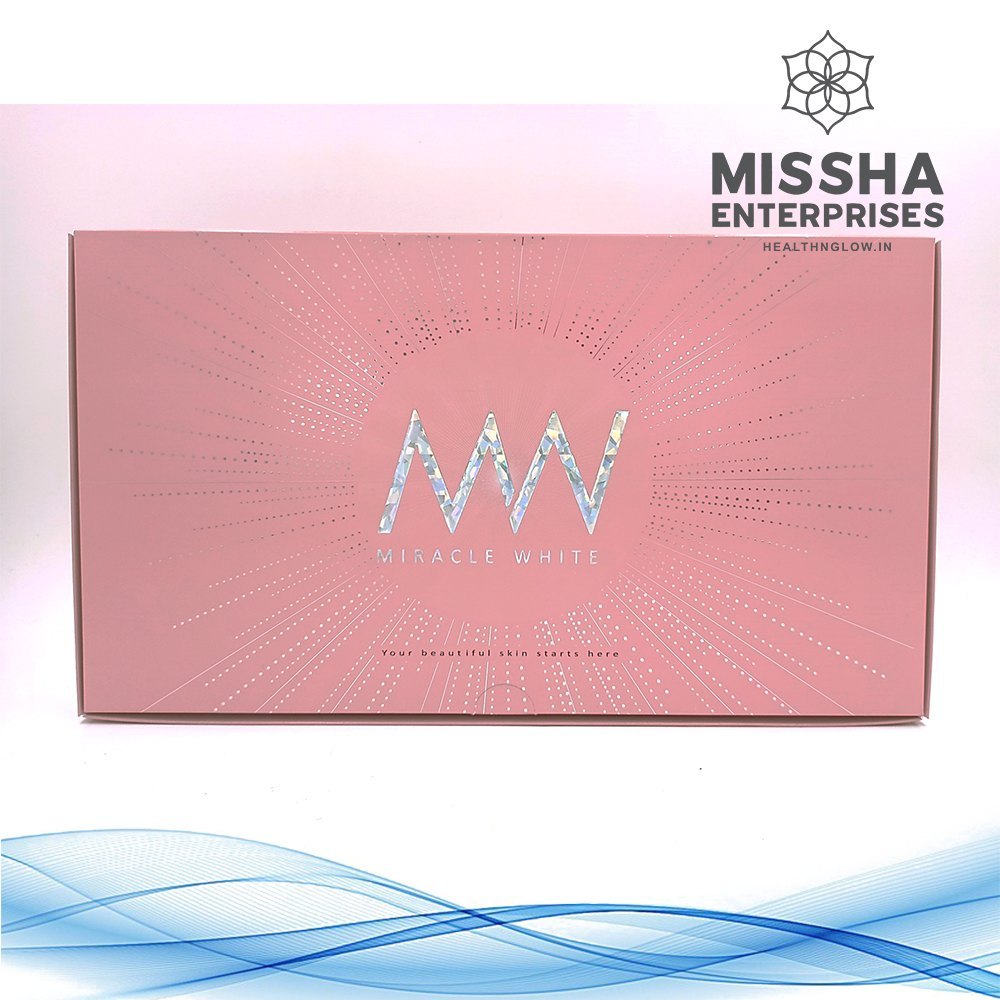 Miracle White Pink 35000 Mg 6 Sessions Glutathione Injection, For Skin Whitening, Packaging Type: Box
