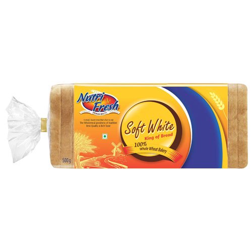 Nutri Fresh Soft White Bread, Packaging Size: 400 G