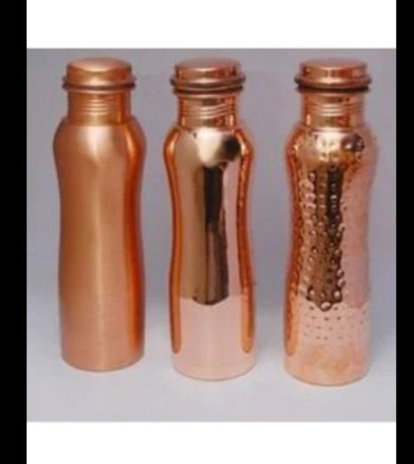 Copper water bottle, 750 mL