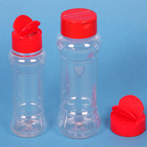 100 And 200gm Transparent Round PET Spice Jar
