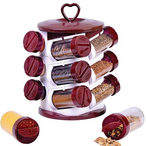 National 12 Pieces Spice Jar Set, Capacity: 200 g