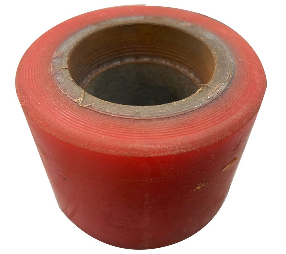Polyurethane Polished Pallet Roller Wheels, 220 Hrc