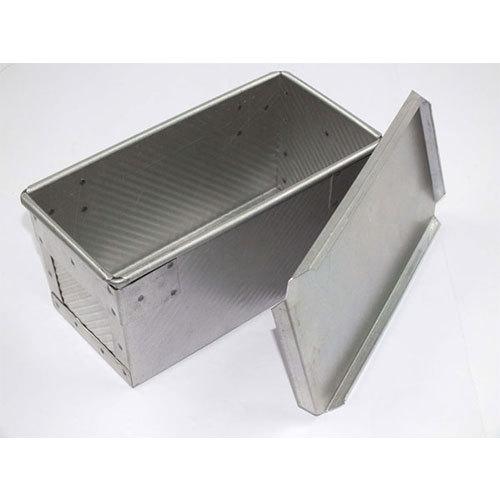 Aluminized Steel Silver Single Bread Box