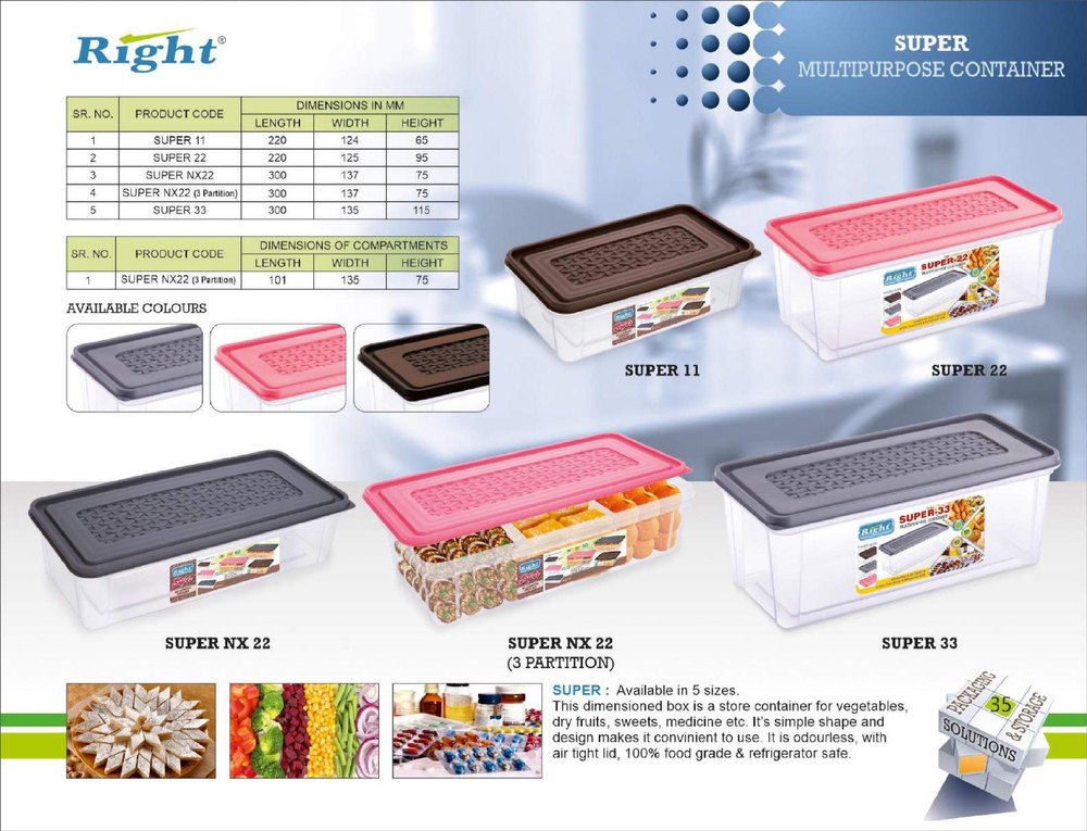 Super Series, Plastic Fridge Storage Bread Box