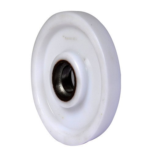 Pallet Truck Load Roller Wheels With Bearings UHMPWE Nylon White