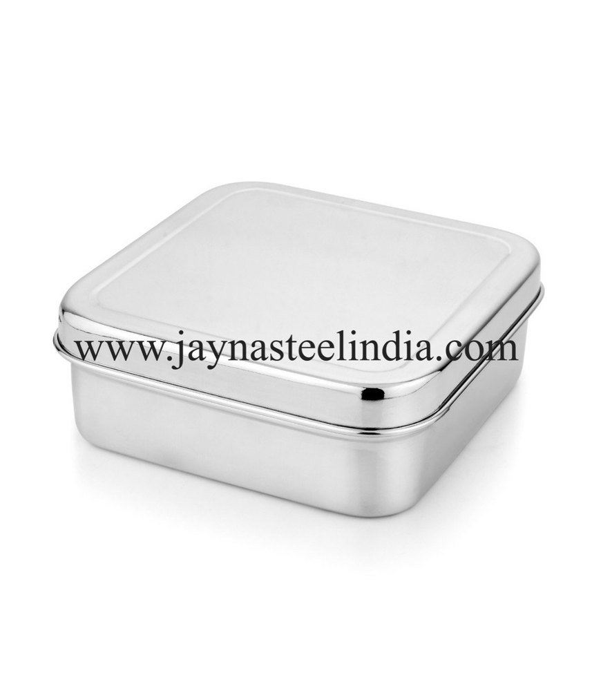 Stainless Steel Eco Sandwich Square Lunch Box And Tiffin Box For Childrens And Kids