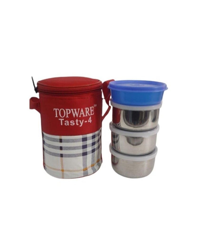 Stainless Steel Topware Tasty-4 Container Lunchbox Set