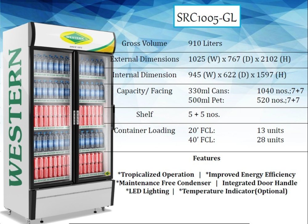 Glass Door Refrigerator