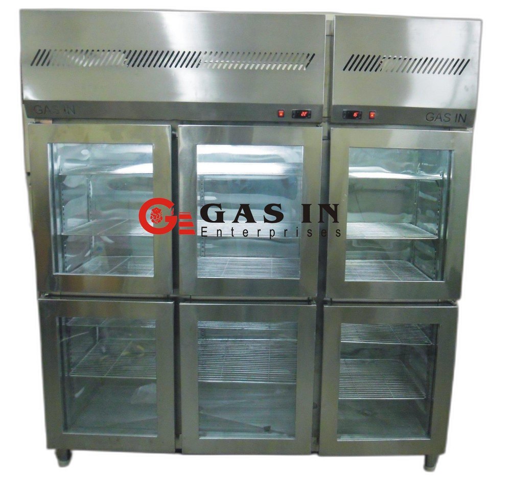 SS Glass Doors Commercial Refrigerator, 3