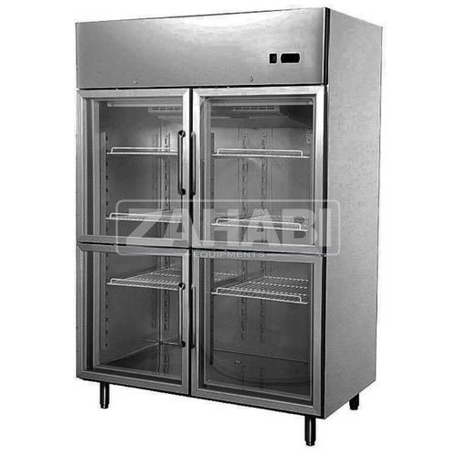 Glass Four Door Refrigerator, Number Of Shelves: 3, Capacity: 1000 Ltrs