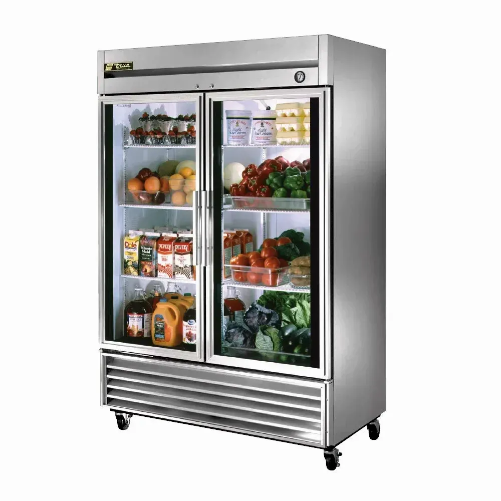 Glass Door Refrigerator, 4