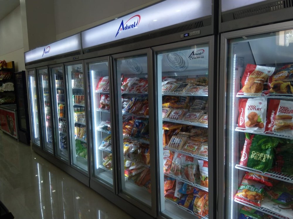 Adwel Capacity: 1800 3 Door Vertical Freezer., 1880 X 706 X 2092 mm