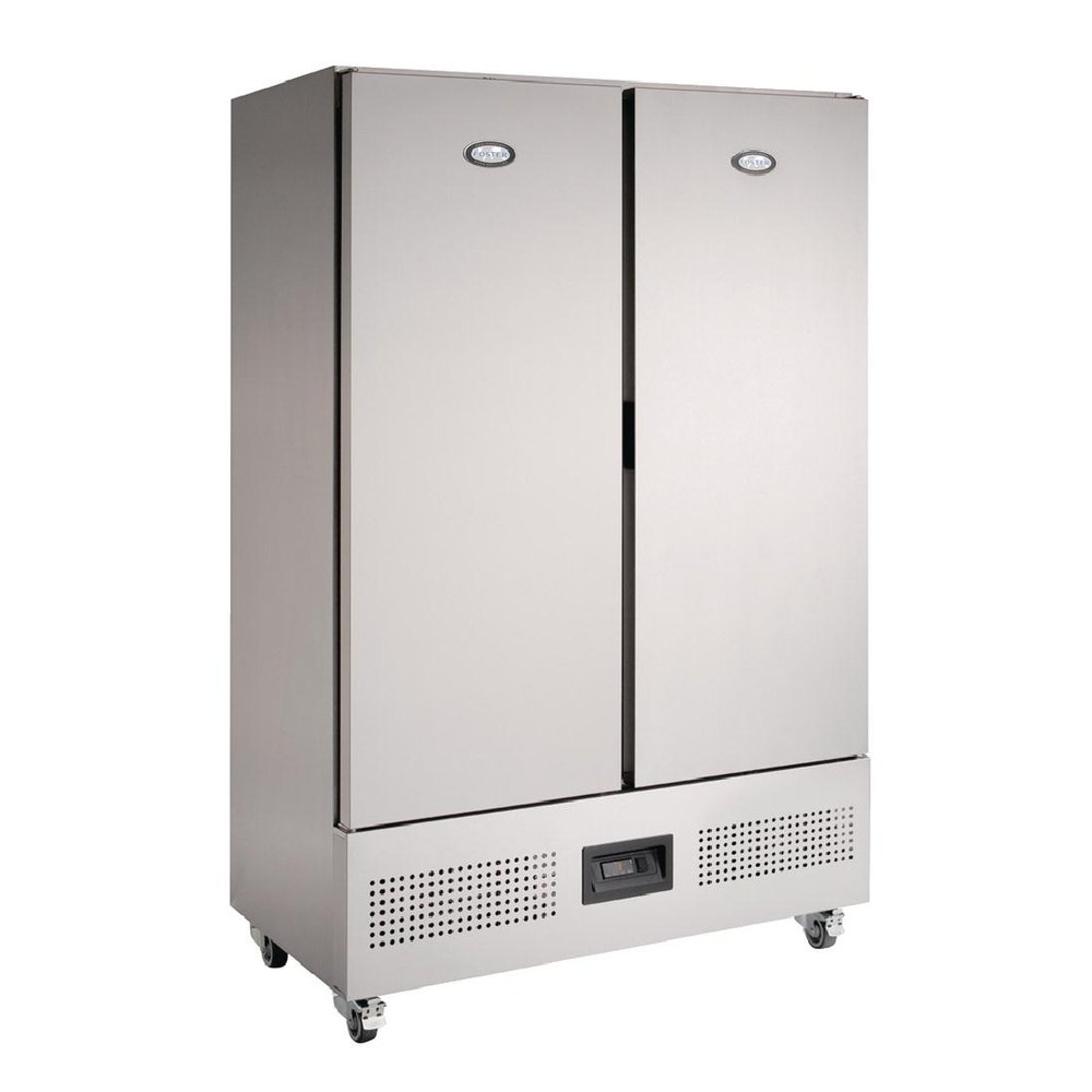 Stainless Steel Two Door Vertical Refrigerator