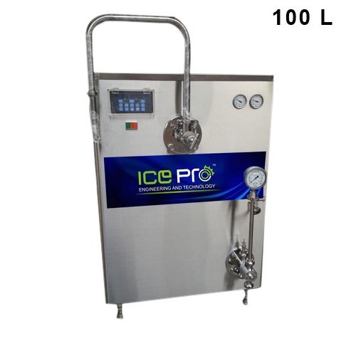 Stainless Steel Electric 100L Continuous Ice Cream Freezer