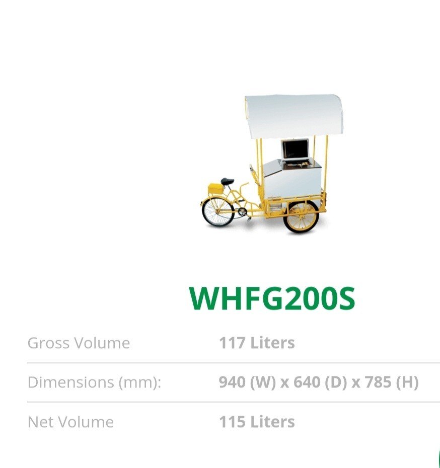 Small Push cart freezer