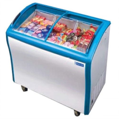 Blue star Medium Glass Top Chest Deep Freezer