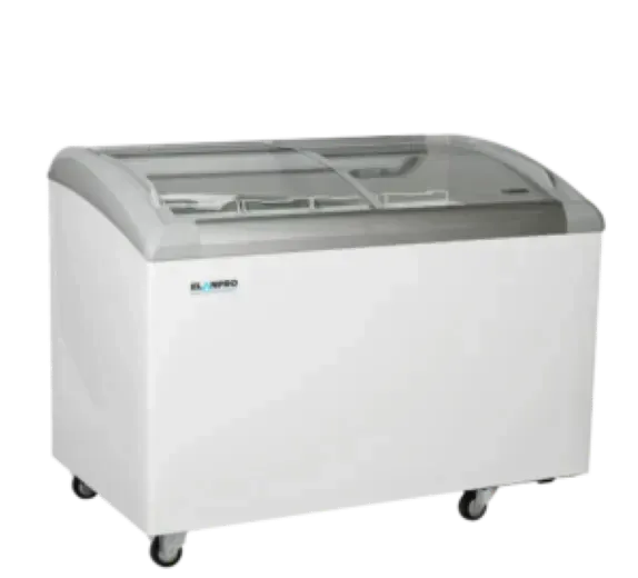 Elanpro Curved Glass Top Freezer