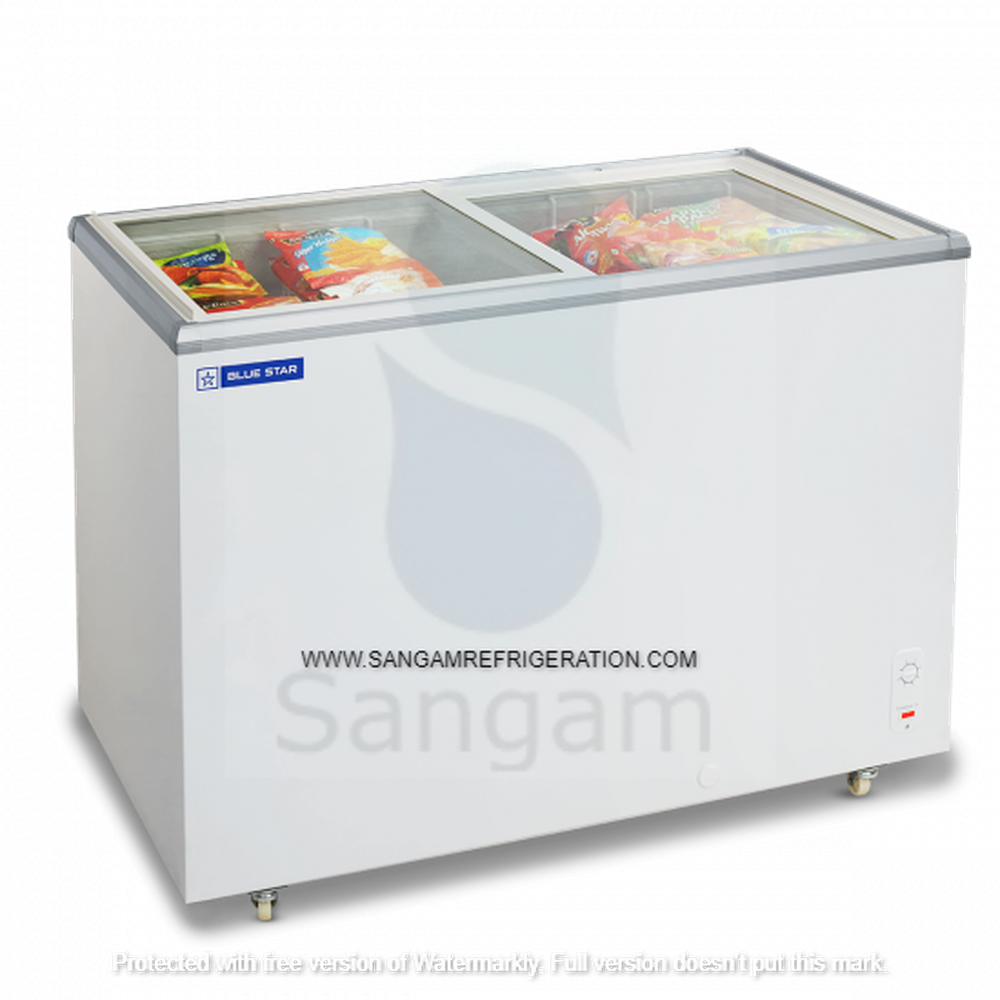 Blue Star Premium Display Freezer, Number Of Basket: 4-5 Baskets, Refrigerant Used: R404A