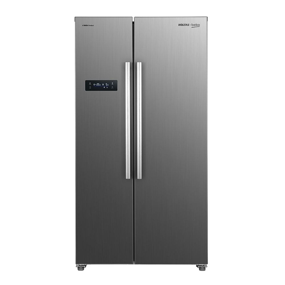 Inox Voltas 472 Litre Side by Side Refrigerator, Model Name/Number: RSB495XPE