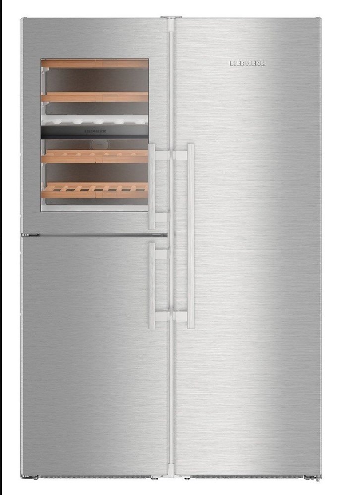 Silver LIEBHERR SBSES 8486 (Free Stand Refrigerator), Double Door, Capacity: Above 500 L
