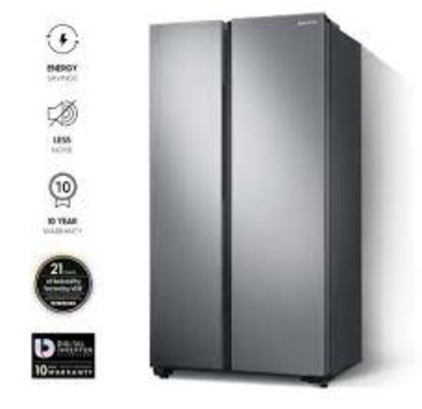 Samsung Real Stainless RS72R5011SL Side by Side Refrigerator, Capacity: Above 500 L