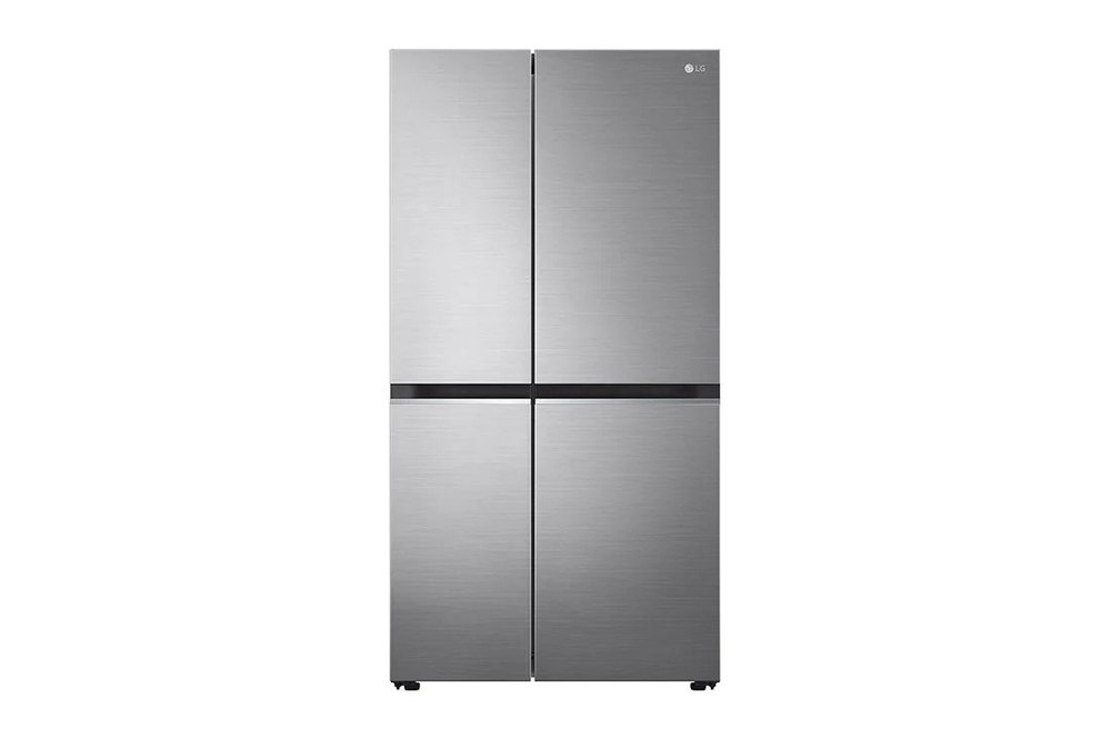 Silver Side By Side Refrigerator Lg