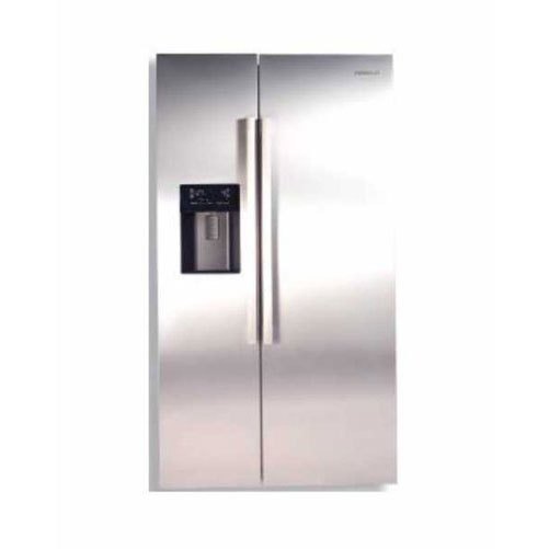 Silver Stainless Steel Hafele JR620NF 620L Free Standing Side-By-Side Refrigerator